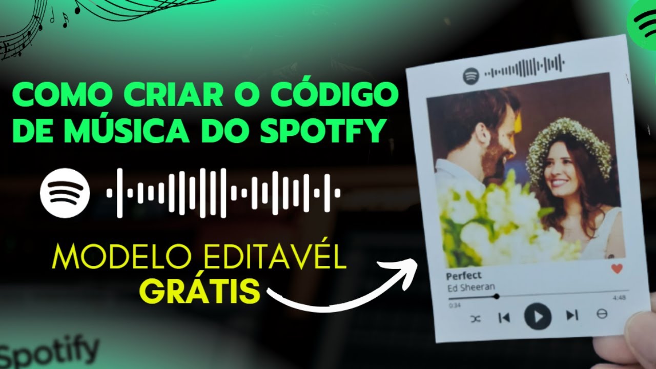Como Gerar Código de música no Spotify e Fazer Foto Polaroid com Código Qr do Spotify 2023