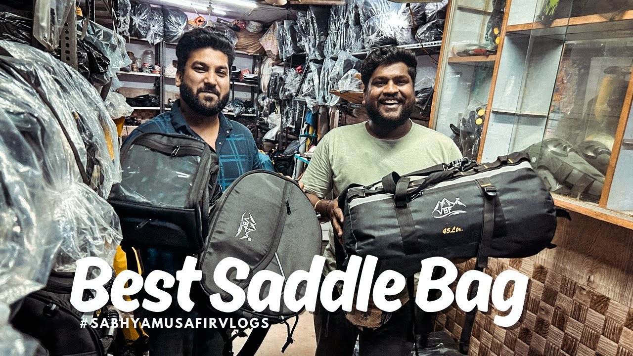 Best Quality Saddle Bag Cheap Price | Ladakh 2024 | Tail Bag | Bike Saddle Bag | Sabhya musafir vlog