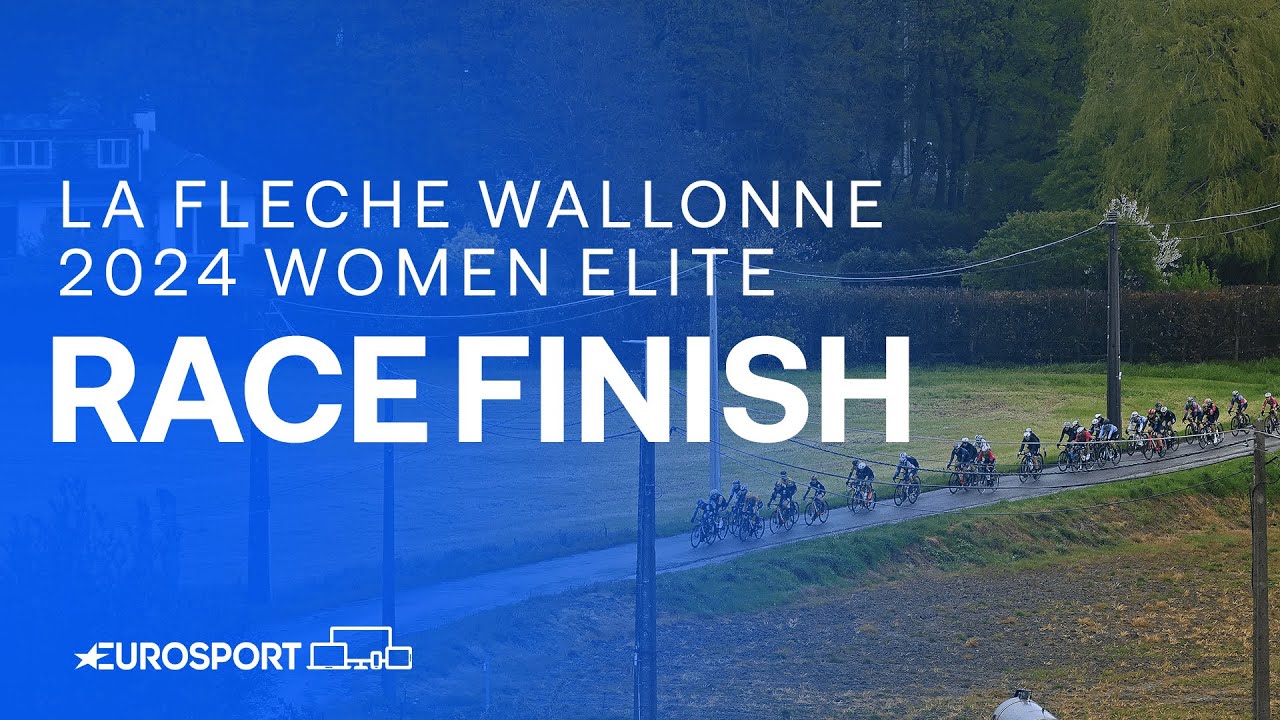 SURREAL MOMENT 😍 | 2024 La Flèche Wallonne Women Elite Race Finish | Eurosport Cycling