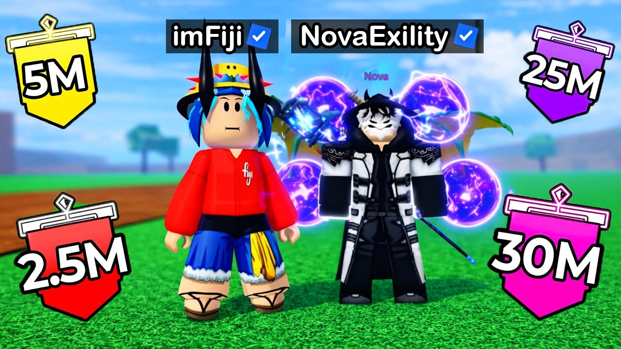 imFiji и NovaExility против ВСЕХ наград в Blox Fruits