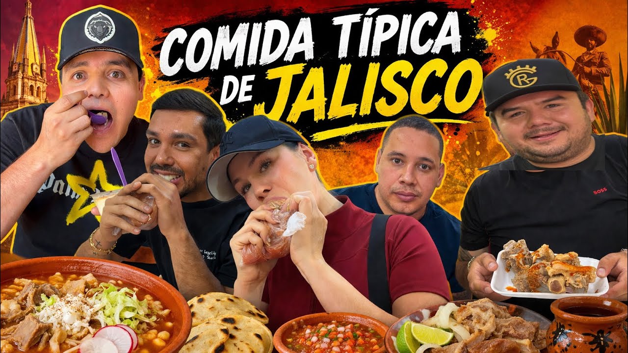 PROBANDO Y REACCIONANDO A LA COMIDA T&Iacute;PICA DE JALISCO |ELKC|