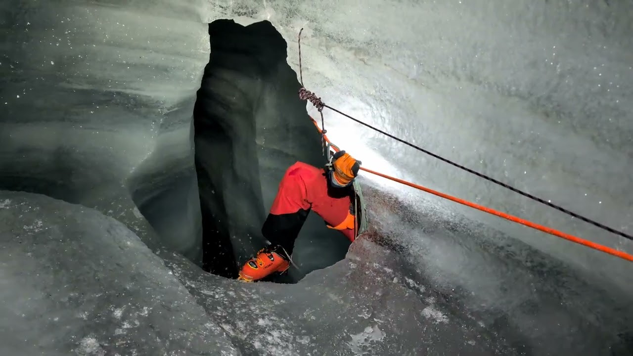 Spéléologie sous-glaciaire : exploration d’un moulin