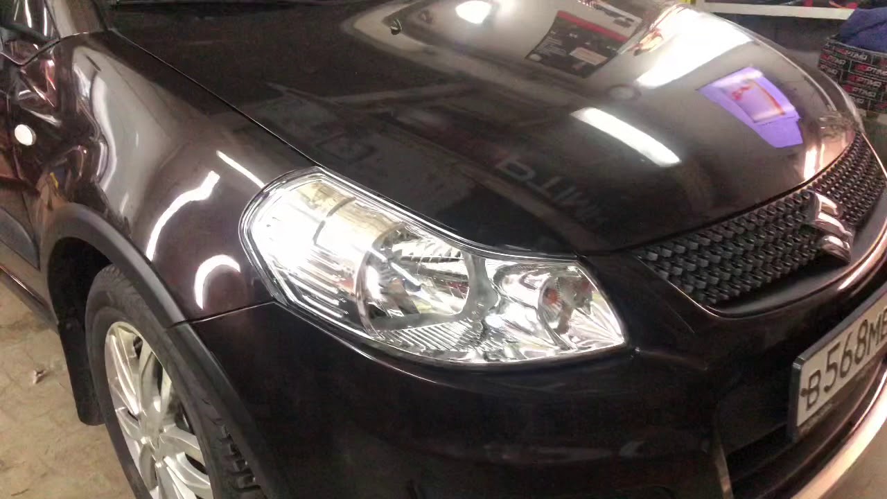 Suzuki sx4 с модернизацией головного и дополнительного освещения
