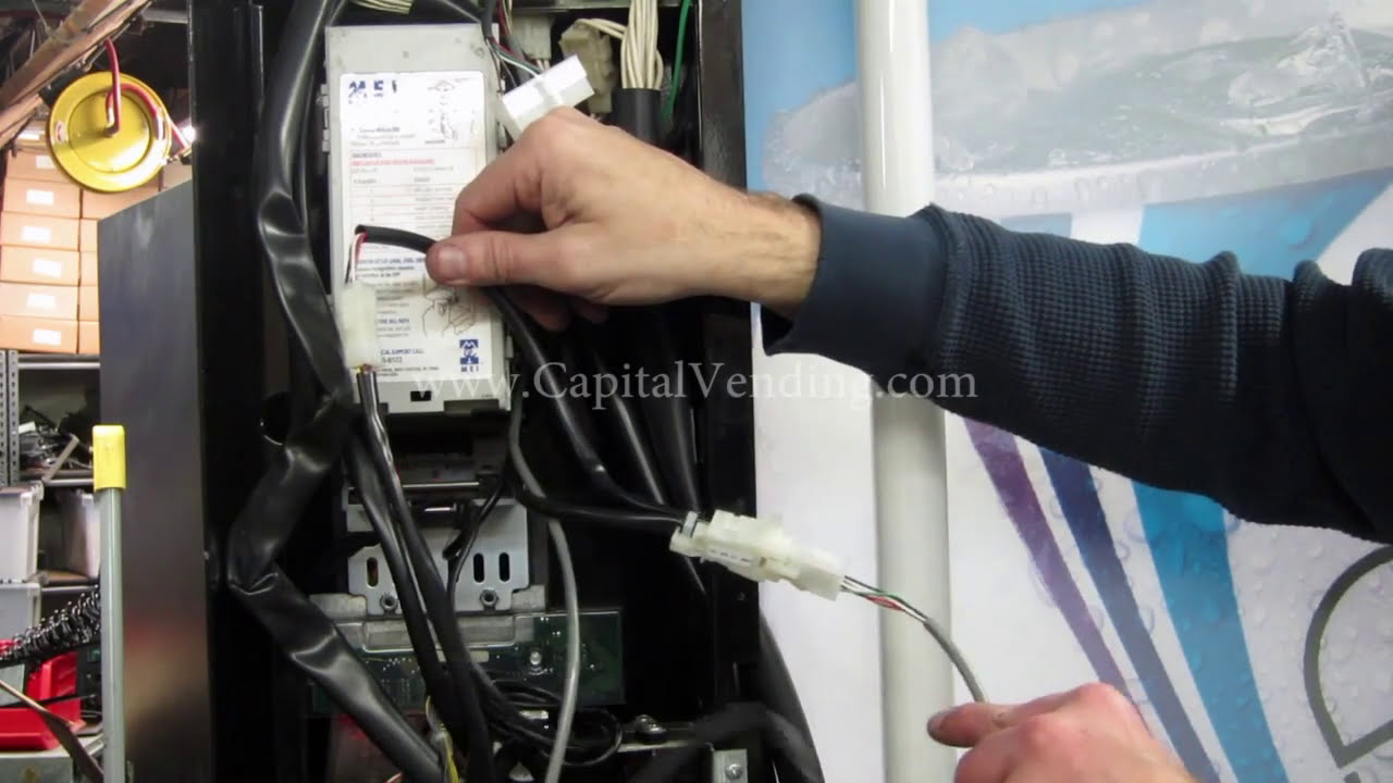 Dixie Narco SII & SIID MDB Interface Dollar Bill Validator & Coin Acceptor Adapter Harness
