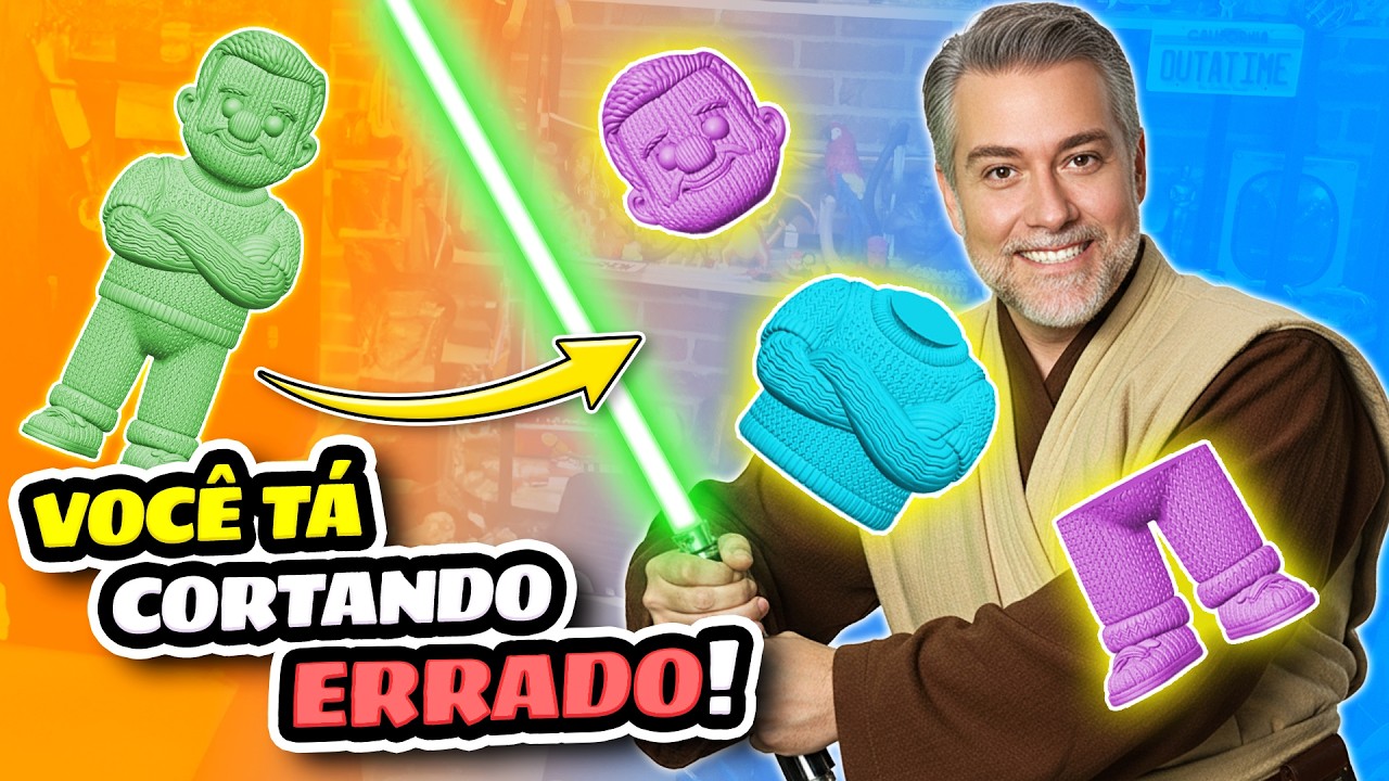 Esse Truque no Fatiador Vai SALVAR Seus Modelos 3D!