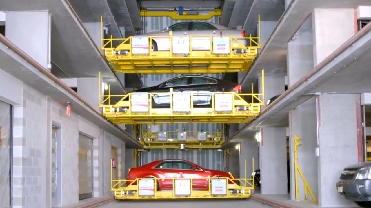 U-tron Automated Parking garage @Park & Garden, NJ