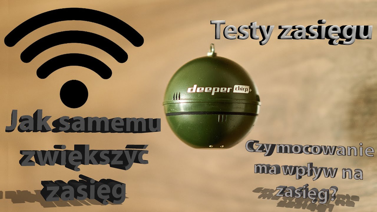 Deeper chirp+ i łódka zanętowa. Szczegółowy test zasięgu.