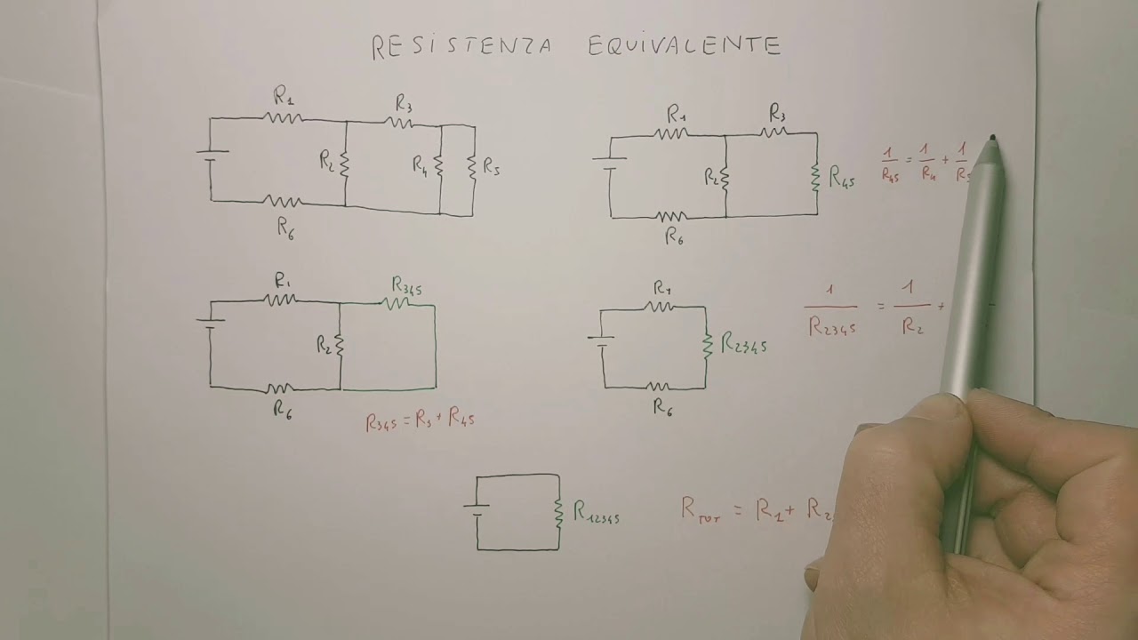 Analisi di un circuito: resistenze equivalenti