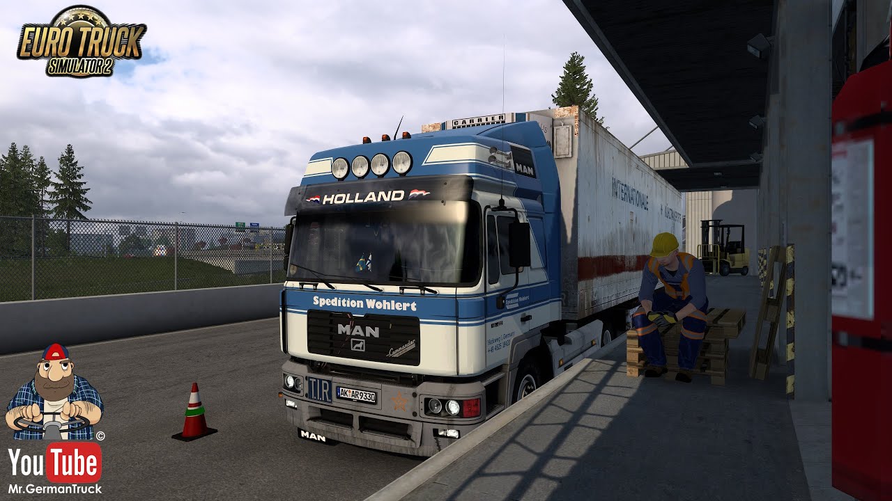 Euro Truck Simulator 2 - Mit dem F2000 on the Road *GamePlay* MOZA & Tobii Eye