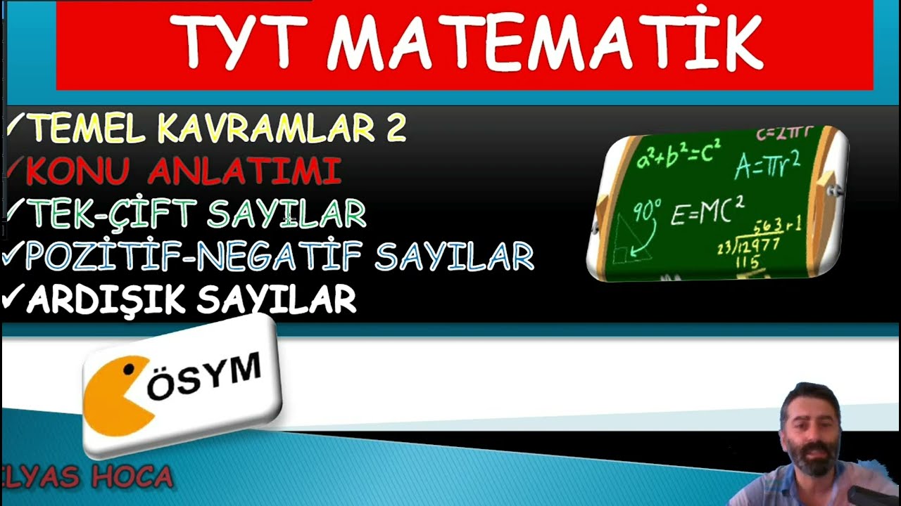 Temel Kavramlar 2  Konu anlatımı (Tek çift sayilar,pozitif negatif ve ardisik sayilar)