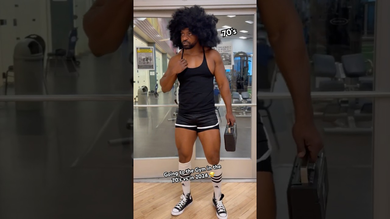 Going to the Gym in the 70’s vs in 2024 😂😂😂 