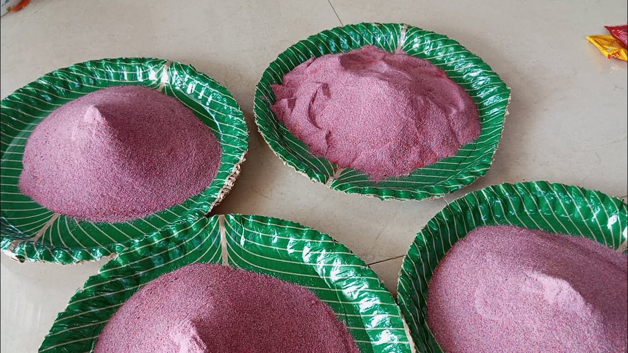 Just 3 Rupees//Reuse rangoli colours for 5 colourfull colours🌹🌹