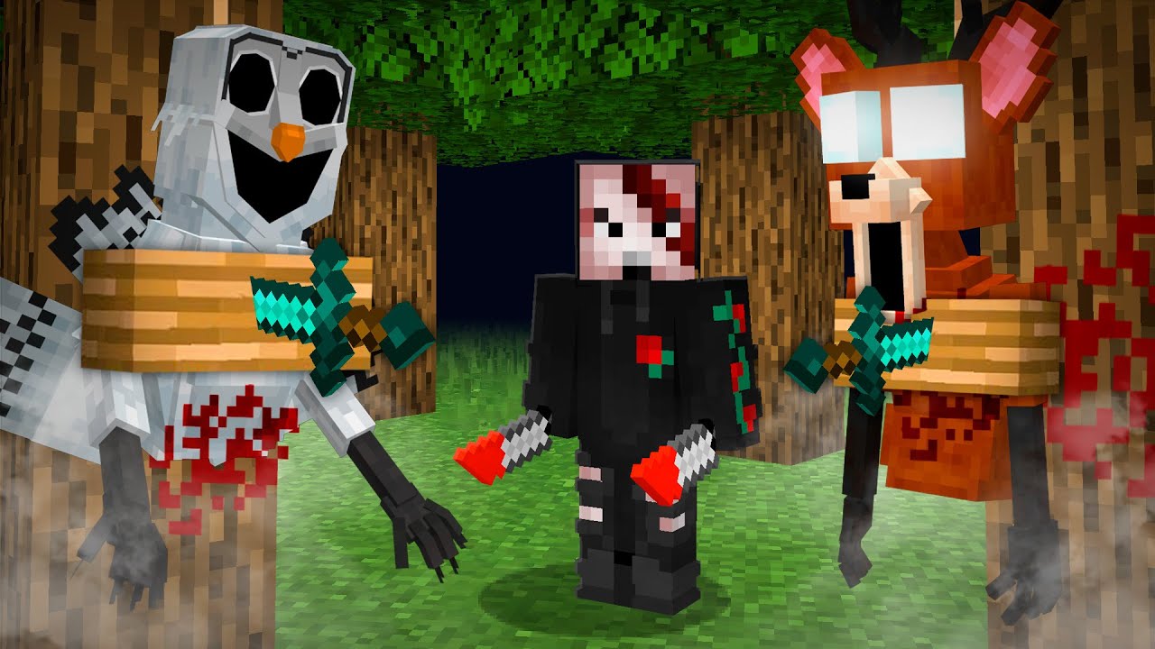 Vencí a los JEFES de 99 Noches en el Bosque en Minecraft