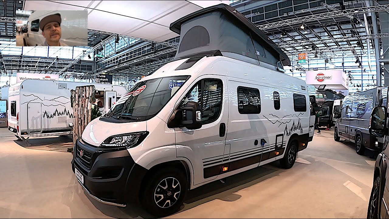 Bürstner Campeo C 640 Black Forest Buerstner RV Camper Van Hymer Fiat walkaround and interior V1706