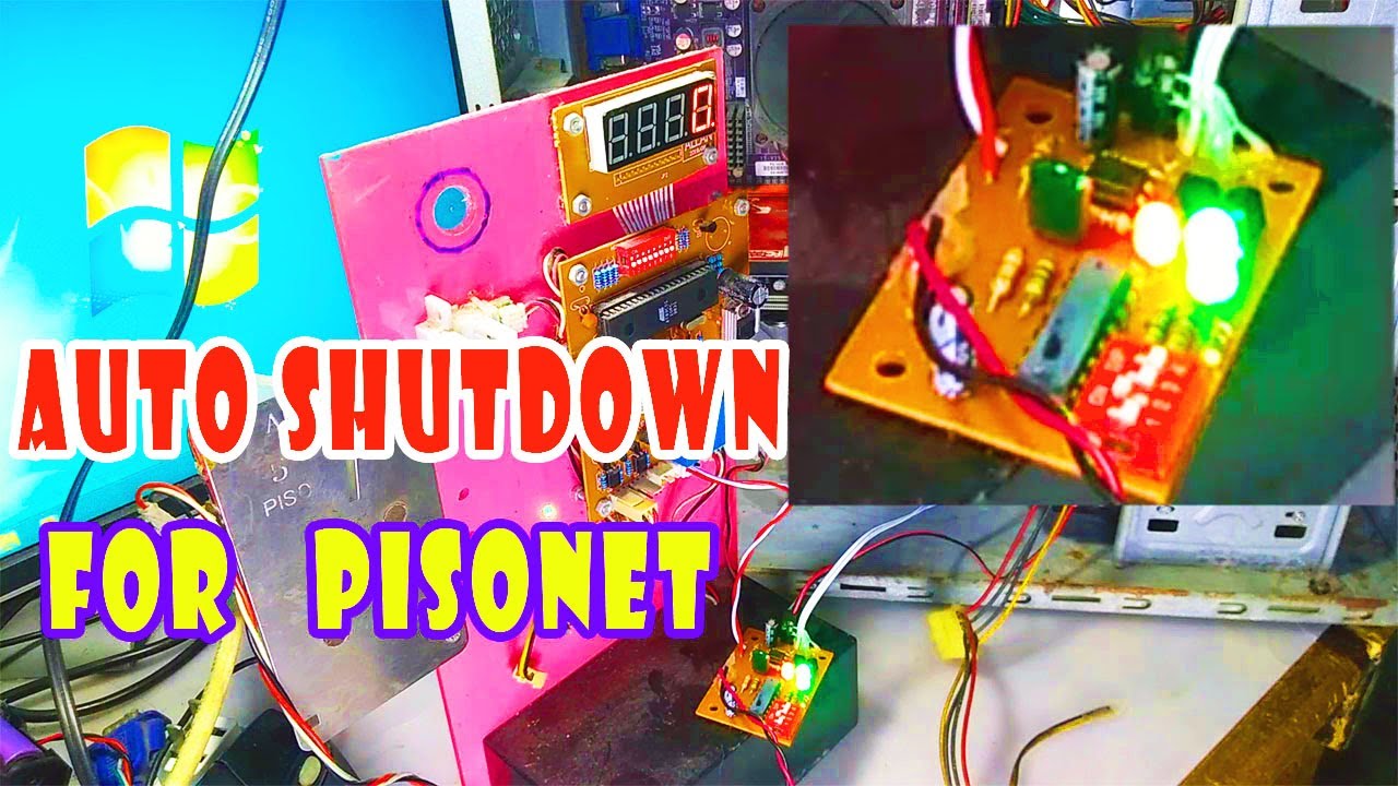 PISONET AUTOSHUTDOWN, automatic pamatay ng pisonet.