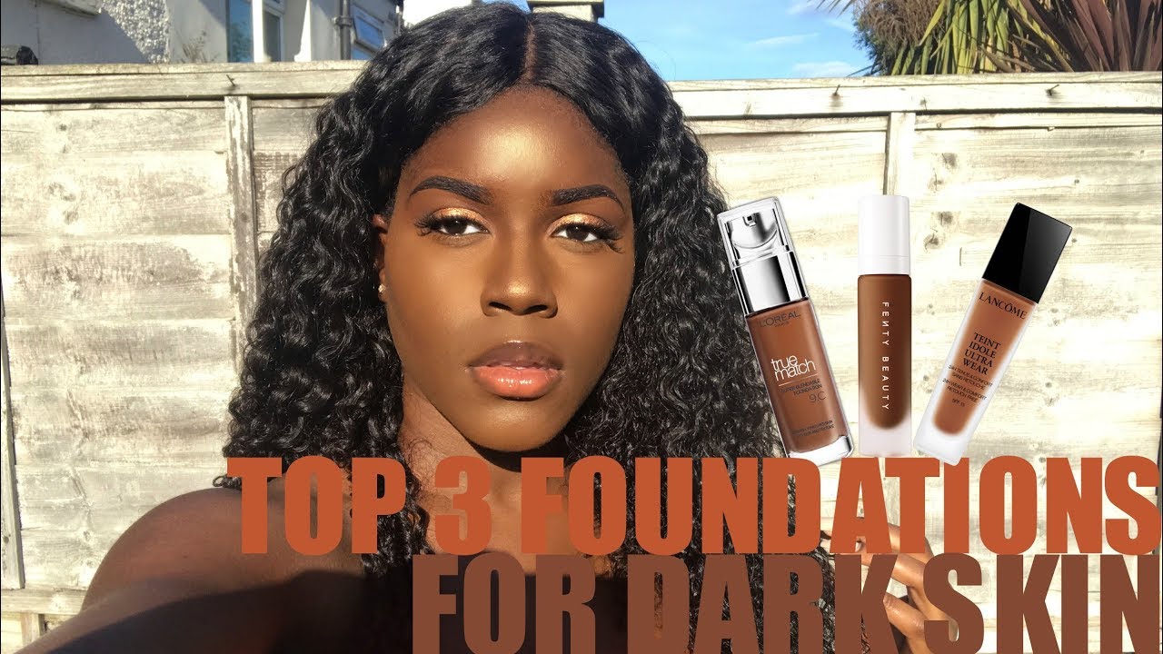 TOP 3 FOUNDATIONS FOR DARK SKIN (OILY & COMBO SKIN) || ALLTHATJAZ