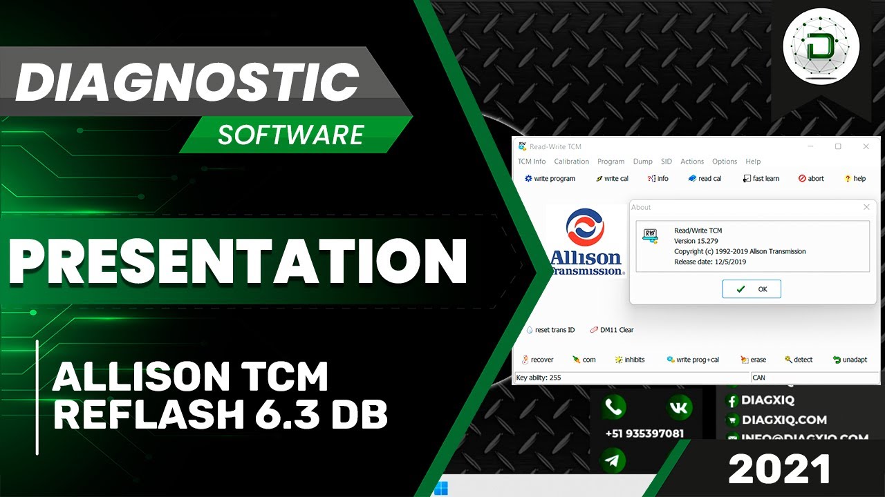 ALLISON TCM REFLASH 6.3 | PRESENTATION | ACTIVATION 👨&zwj;💻