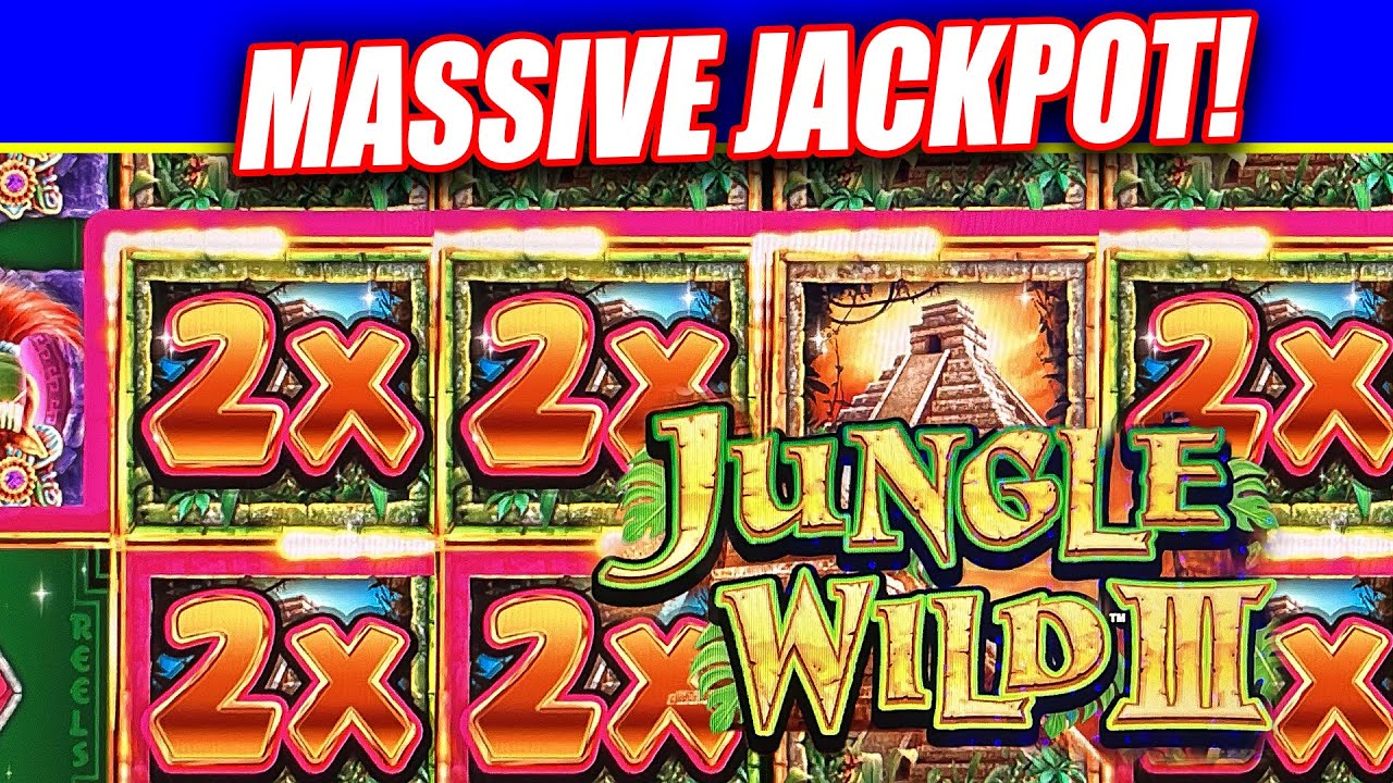 BIGGEST FULL SCREEN JACKPOT ON YOUTUBE ★ JUNGLE WILD 3 - SLOT MACHINE ➜ MASSIVE HIGH LIMIT JACKPOT!