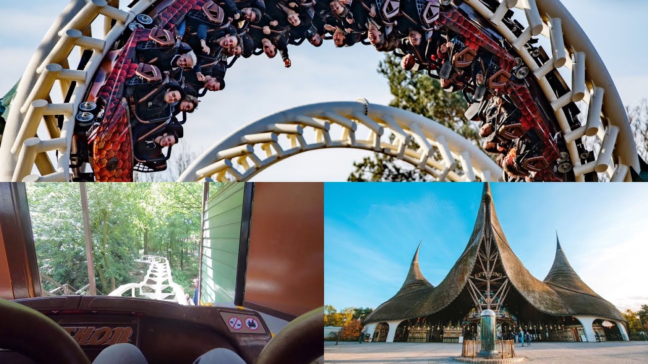 MY FIRST TIME IN THE PYTHON (FULL RIDE) - Efteling - 2020