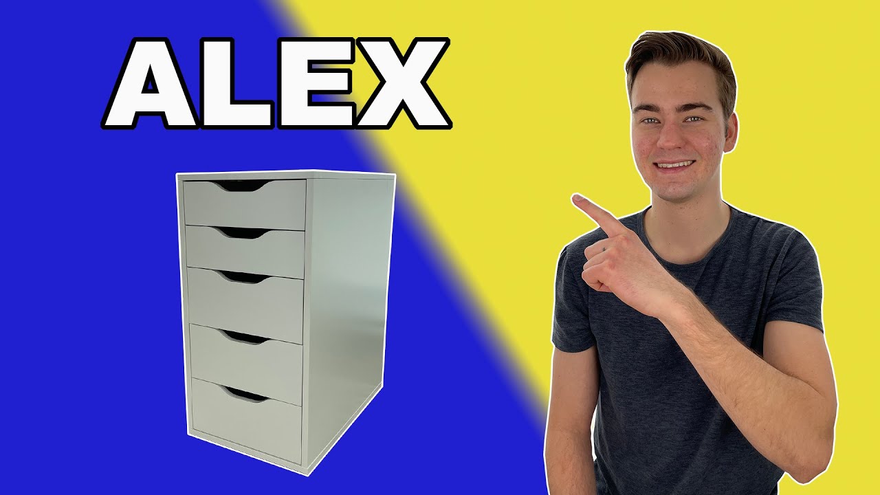 Легко понять | Учебное пособие по тумбе Alex Drawer Unit IKEA