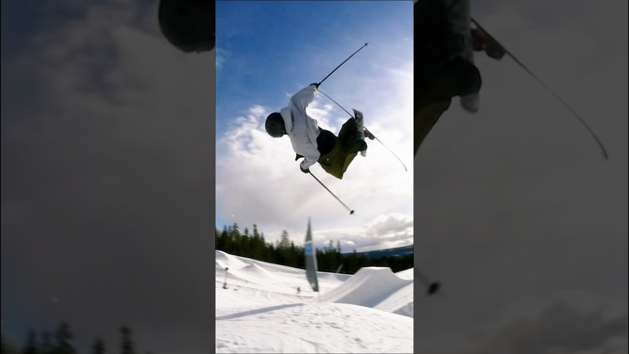 Might be my favorite trick in the edit! #freeski #ski #skiing #snow #snowboarding #freeskiing
