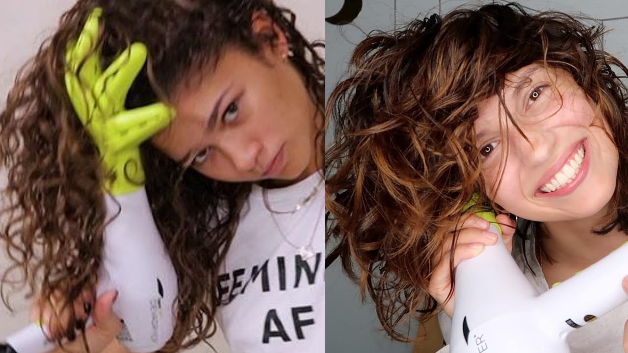 I TRIED ZENDAYA'S CURLY HAIR ROUTINE ♡