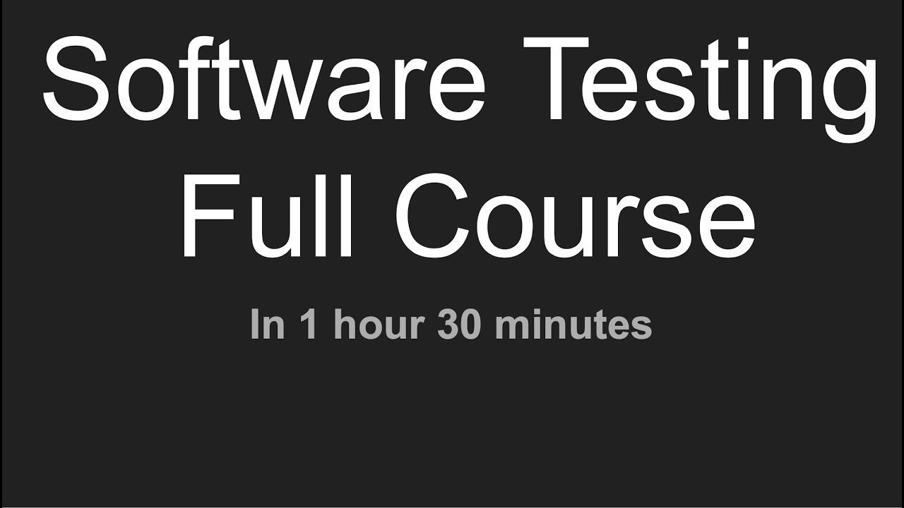 Software Testing full Course for Experience and Beginner