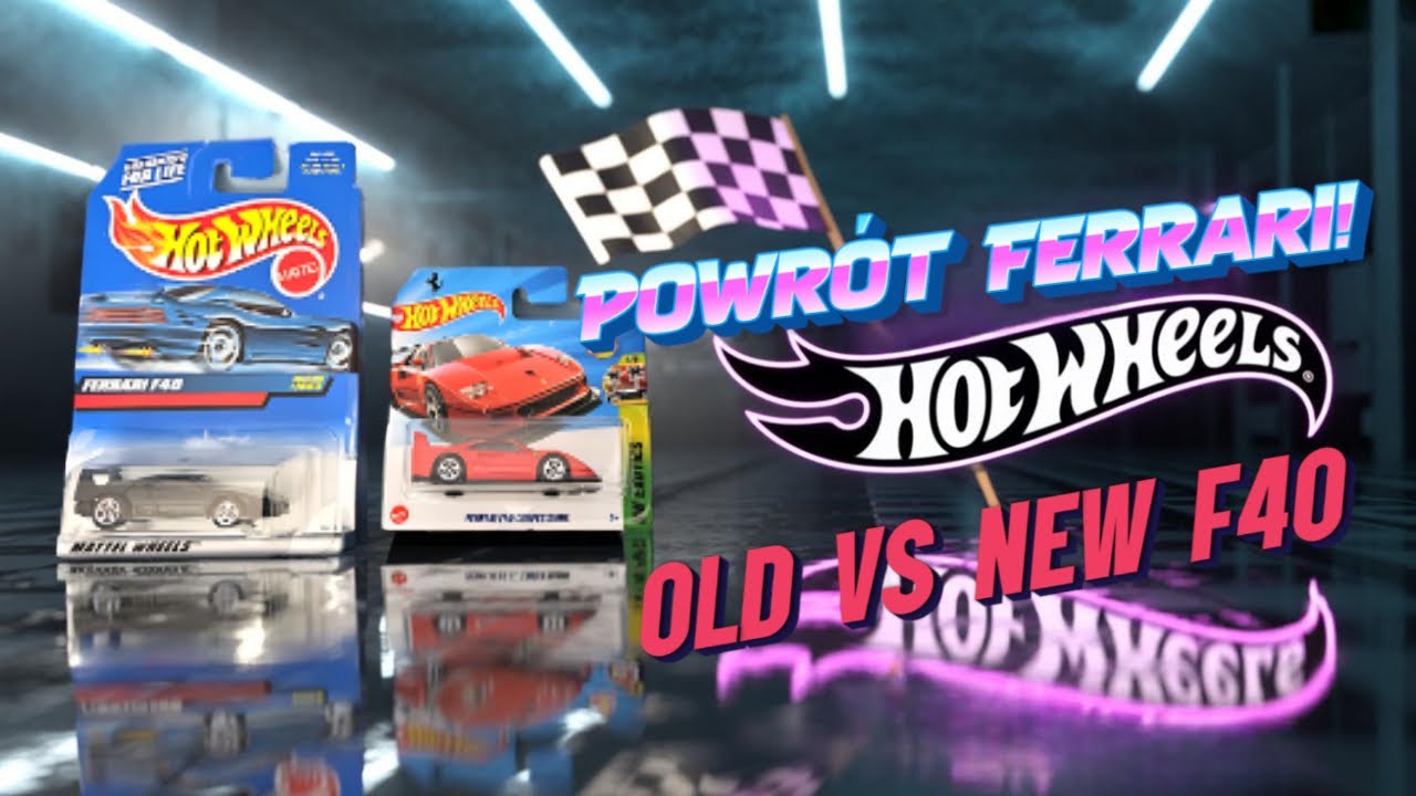 Przegląd kolekcji modeli #3 | Old vs New F40 Hot Wheels