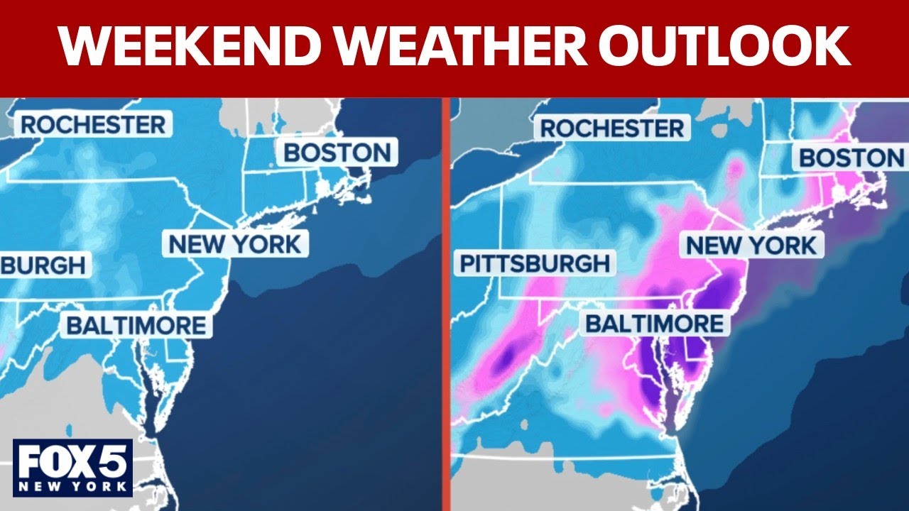NYC weather update: Talking possible weekend nor'easter, snow