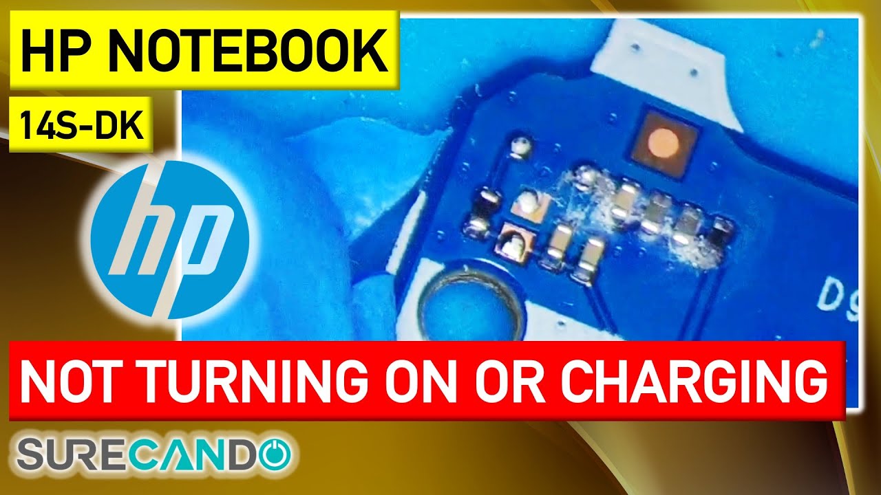 HP 14s-DK No Power Issue Fixed! Daughter Board Connector Replacement