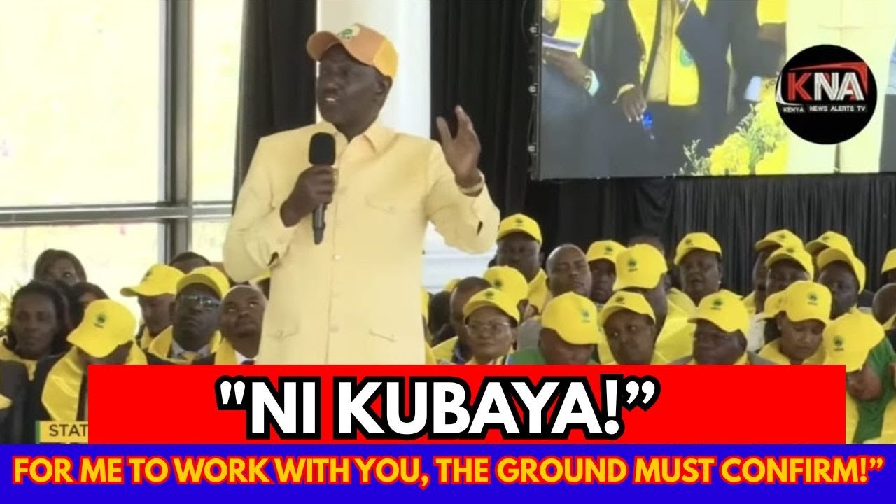 AM NOT GOING TO WORK WITH ANYONE IN MY PARTY WITHOUT BEING ELECTED OR CONFIRMED BY THE GROUND!