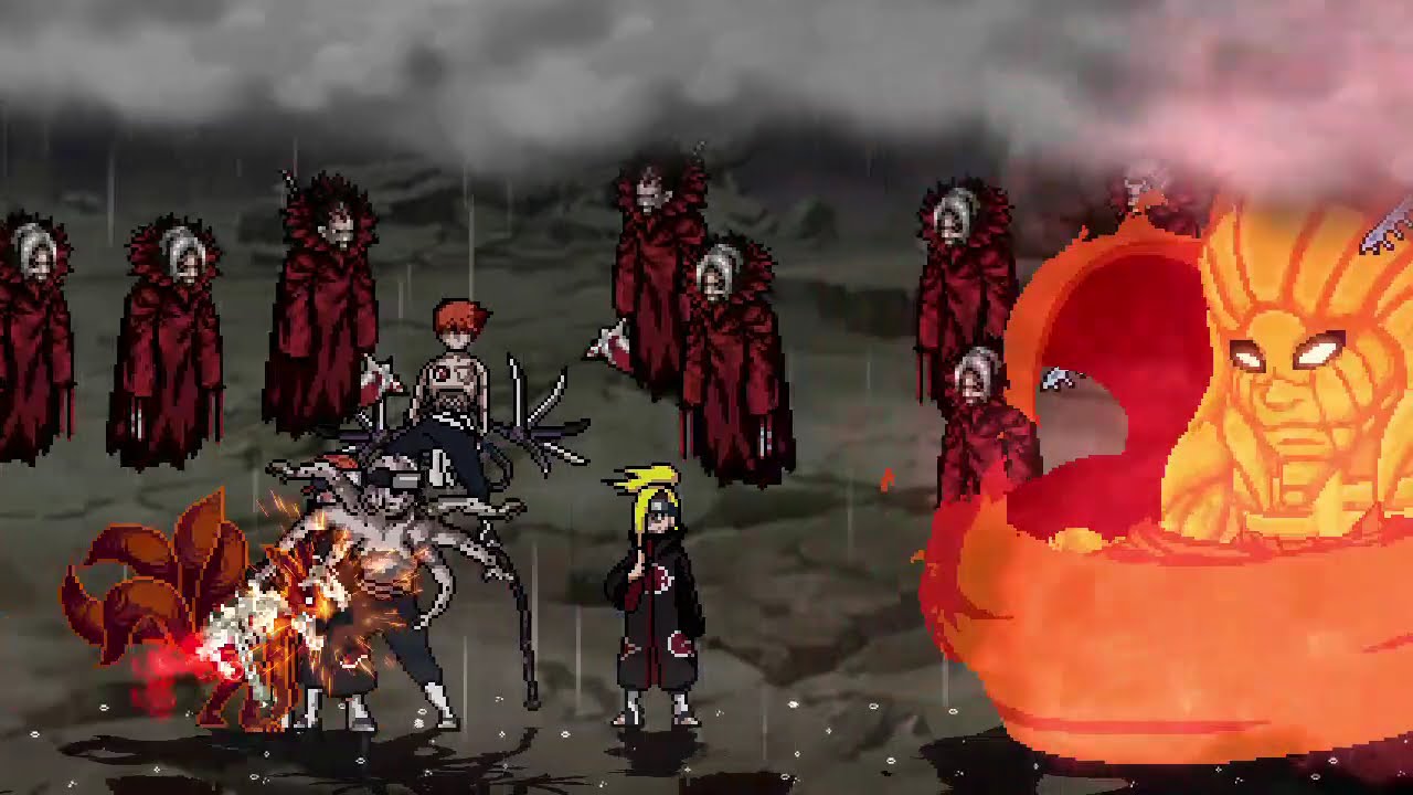 Naruto x Boruto Ninja Tribes Mugen V2 Naruto vs pain Partie 2