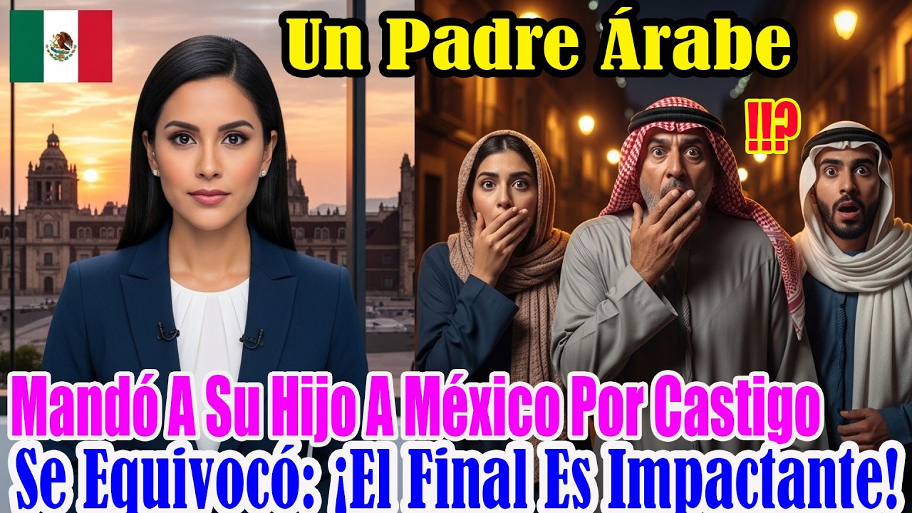 Padre árabe envía a sus hijos a México como castigo, pero se equivoca: el final lo despierta ya