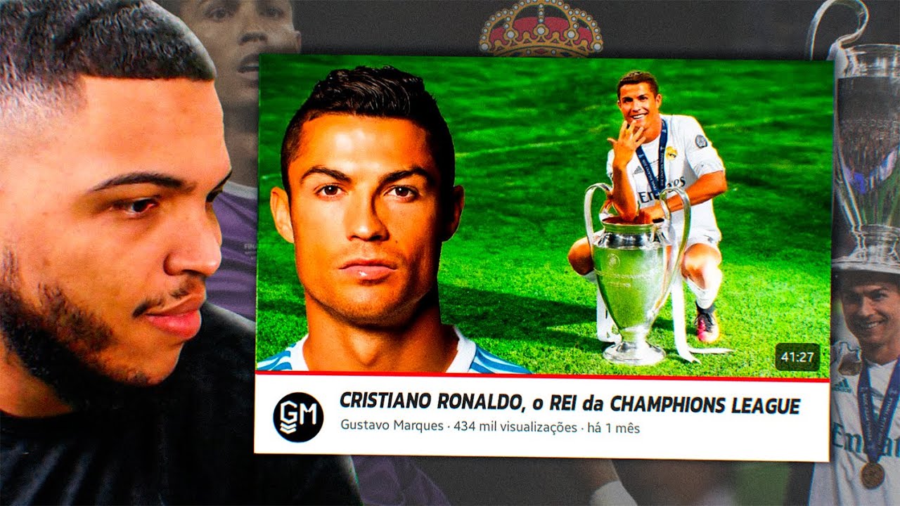 CRISTIANO RONALDO O REI DA CHAMPIONS LEAGUE! | Cortes do Jotaplays