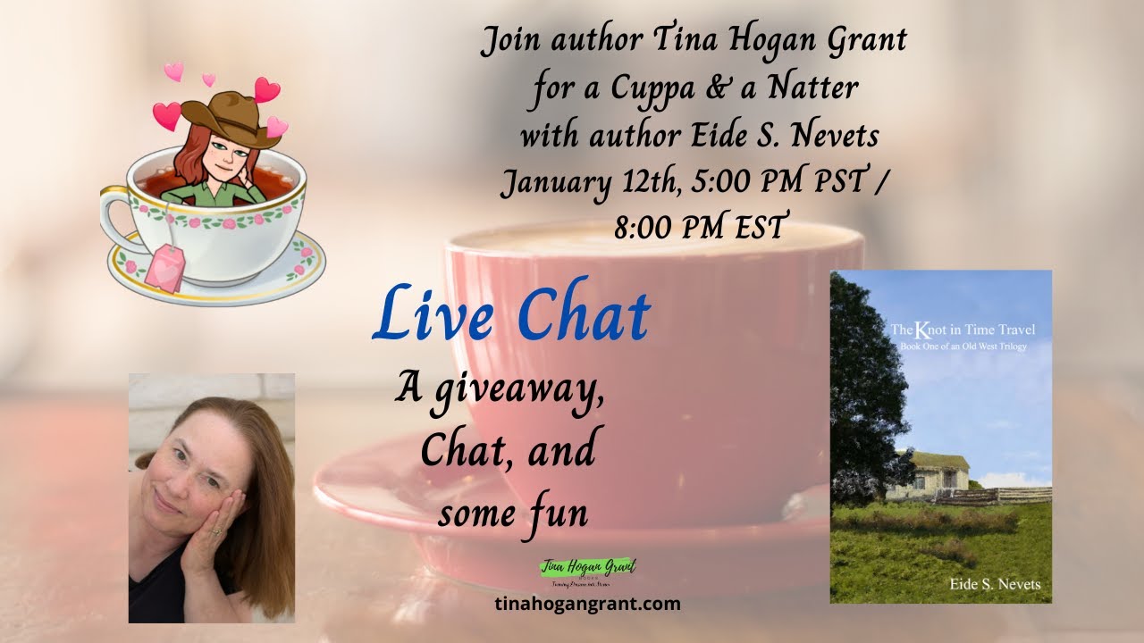A Cuppa & A Natter (Live Chat) With Author Eide S. Nevets