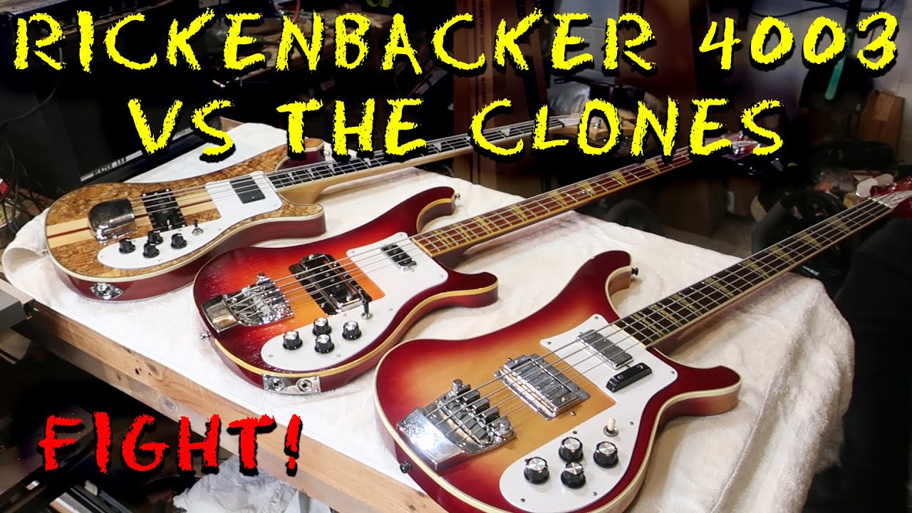 Rickenbacker Bass против японского иска. Копия против китайской копии.
