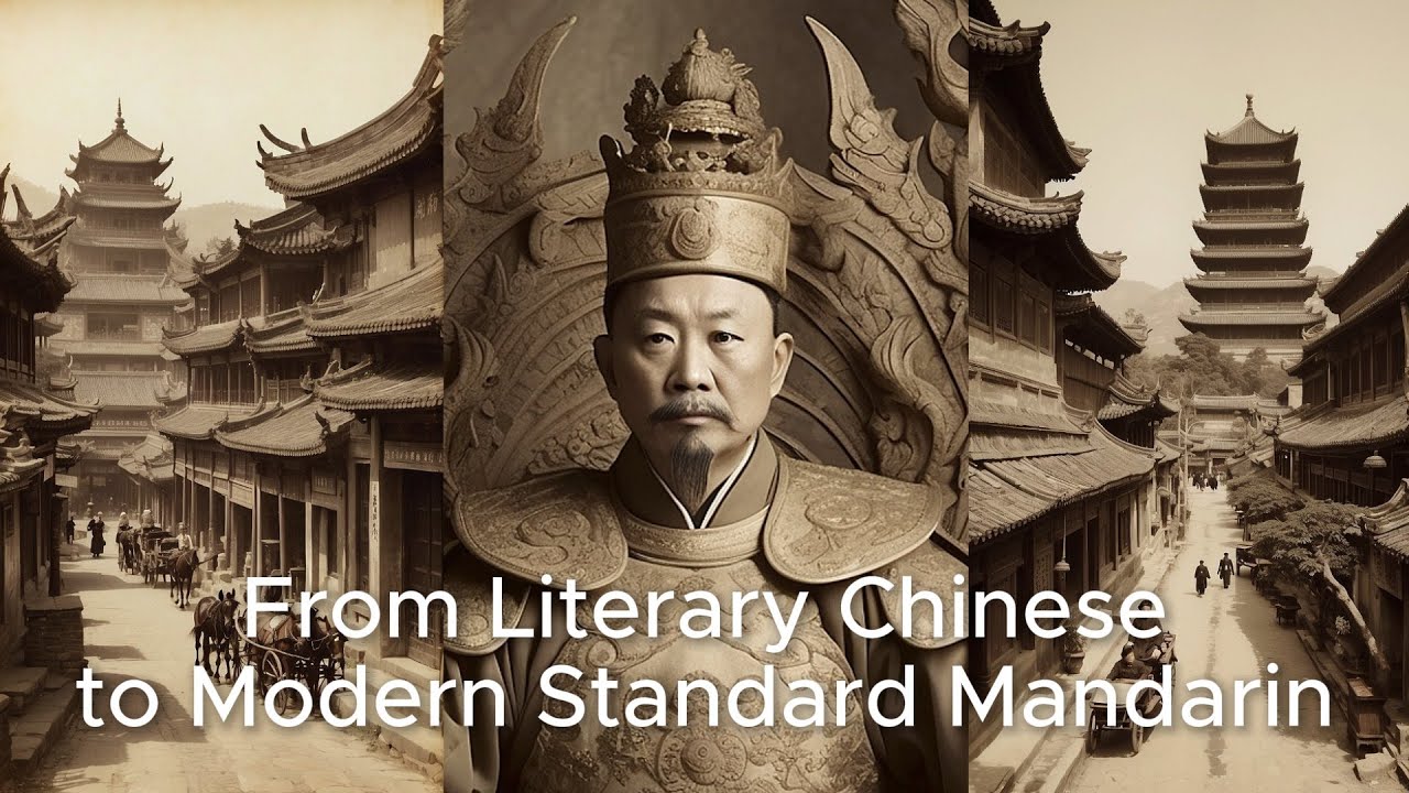 From Literary Chinese to Modern Standard Mandarin #chineselanguage
