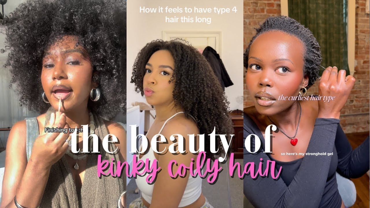 The beauty of Kinky Coily Type 4 hair