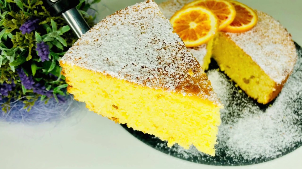 كيك اليمون و ‏البرتقال القطني ‏المنعش