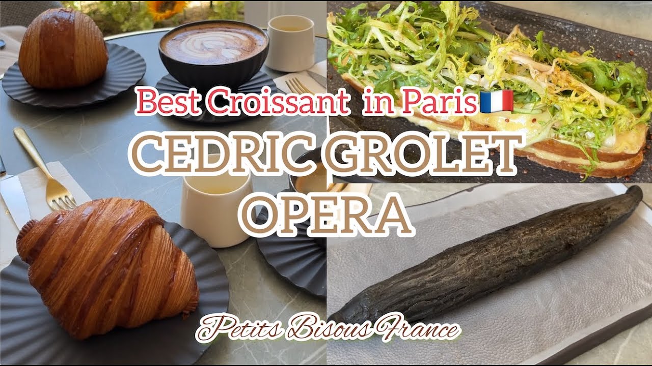 【Cédric Grolet】パリで大人気のクロワッサン🥐人気・実力No.1の５つ星ホテルのパティシエのサロン・ド・テ☕️On teste Cédric Grolet Opéra【SUB】