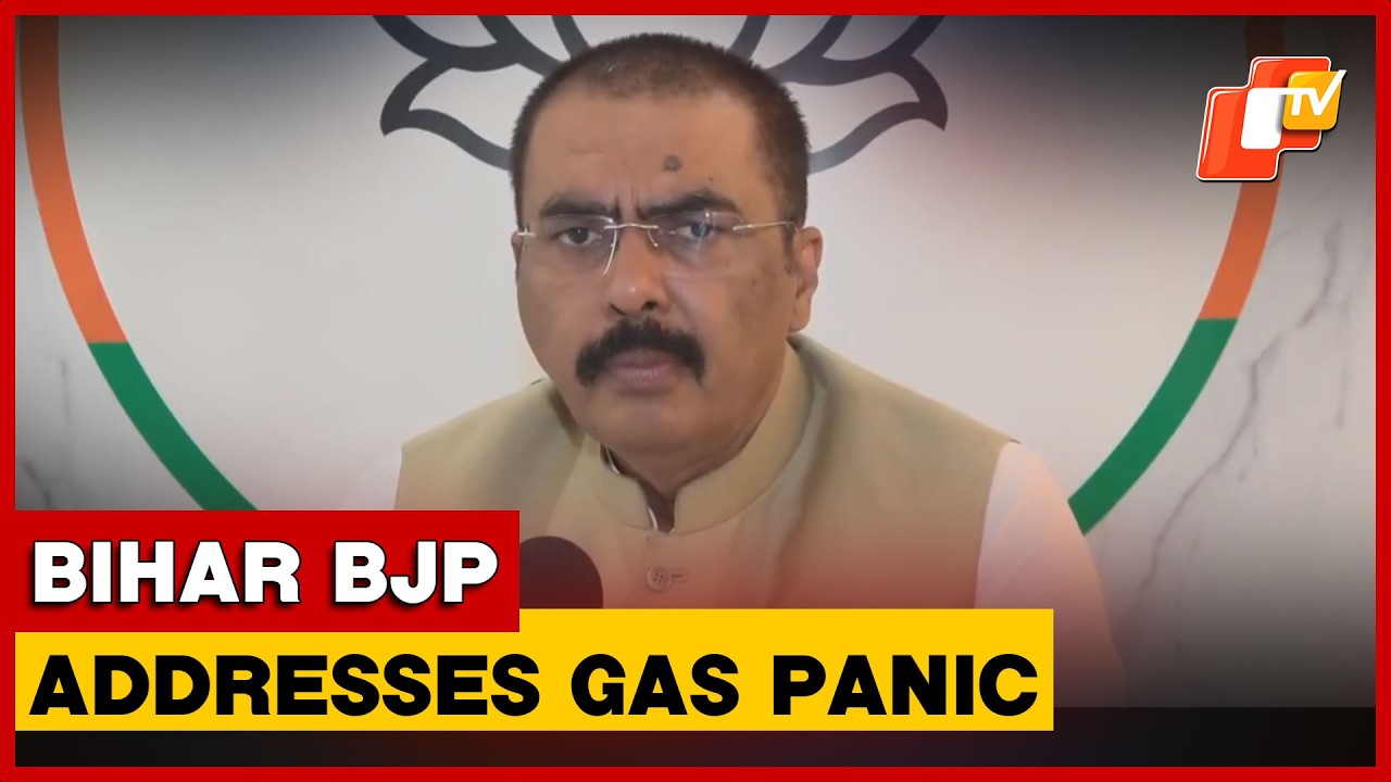 Bihar BJP President On Gas Panic & Public Appeal In Patna
