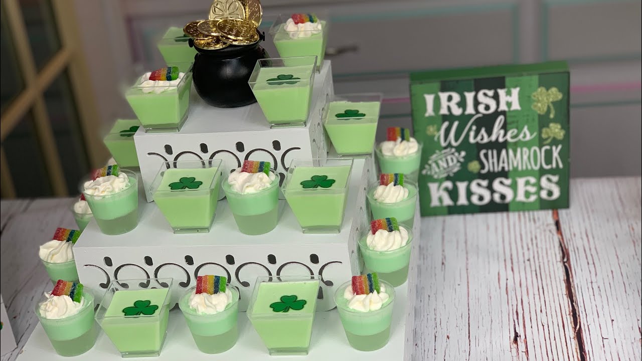 POSTRE CON POCOS INGREDIENTES | GELATINA CON REFRESCO | ST. PATRICK DAY