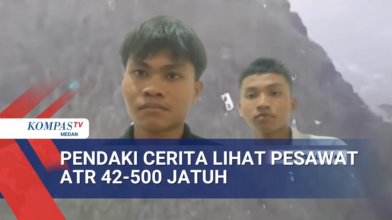 Lihat Pesawat ATR 42 500 Jatuh di Gunung Bulusaraung, Pendaki Cerita Saat-Saat Kejadian