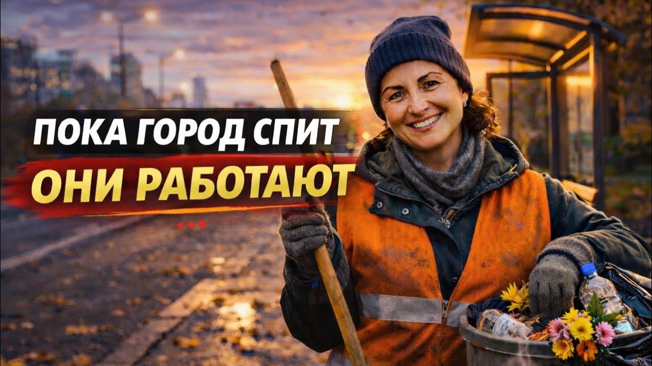 ПОКА ГОРОД СПИТ,ОНИ УЖЕ НА РАБОТЕ.