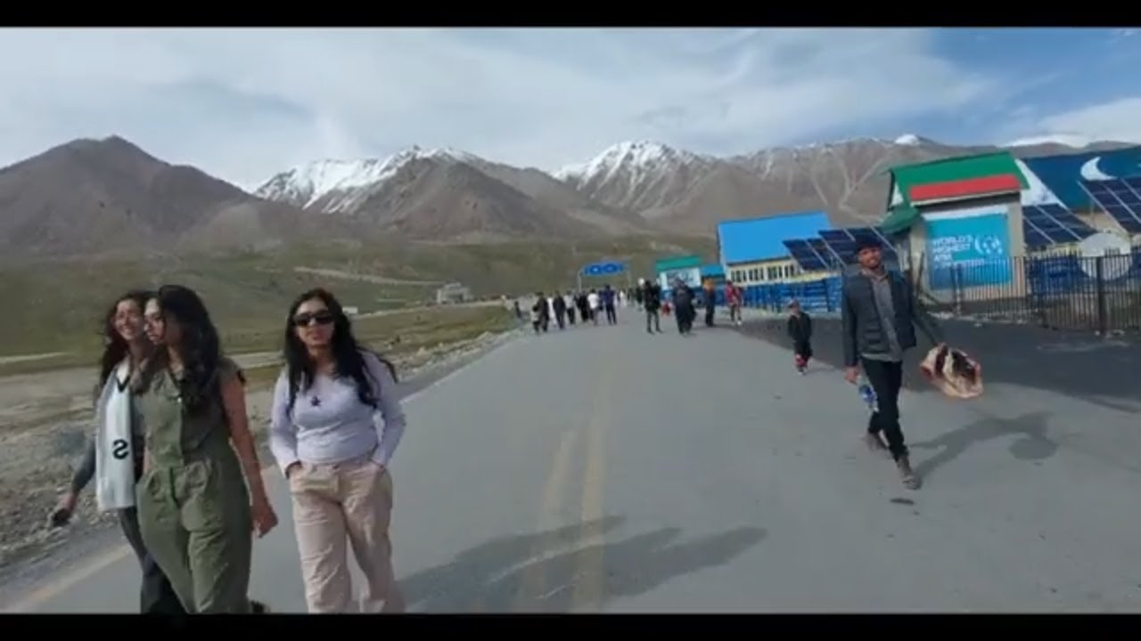 World Highest Border Pak China Boarder Called Khunjrab Pass Walk