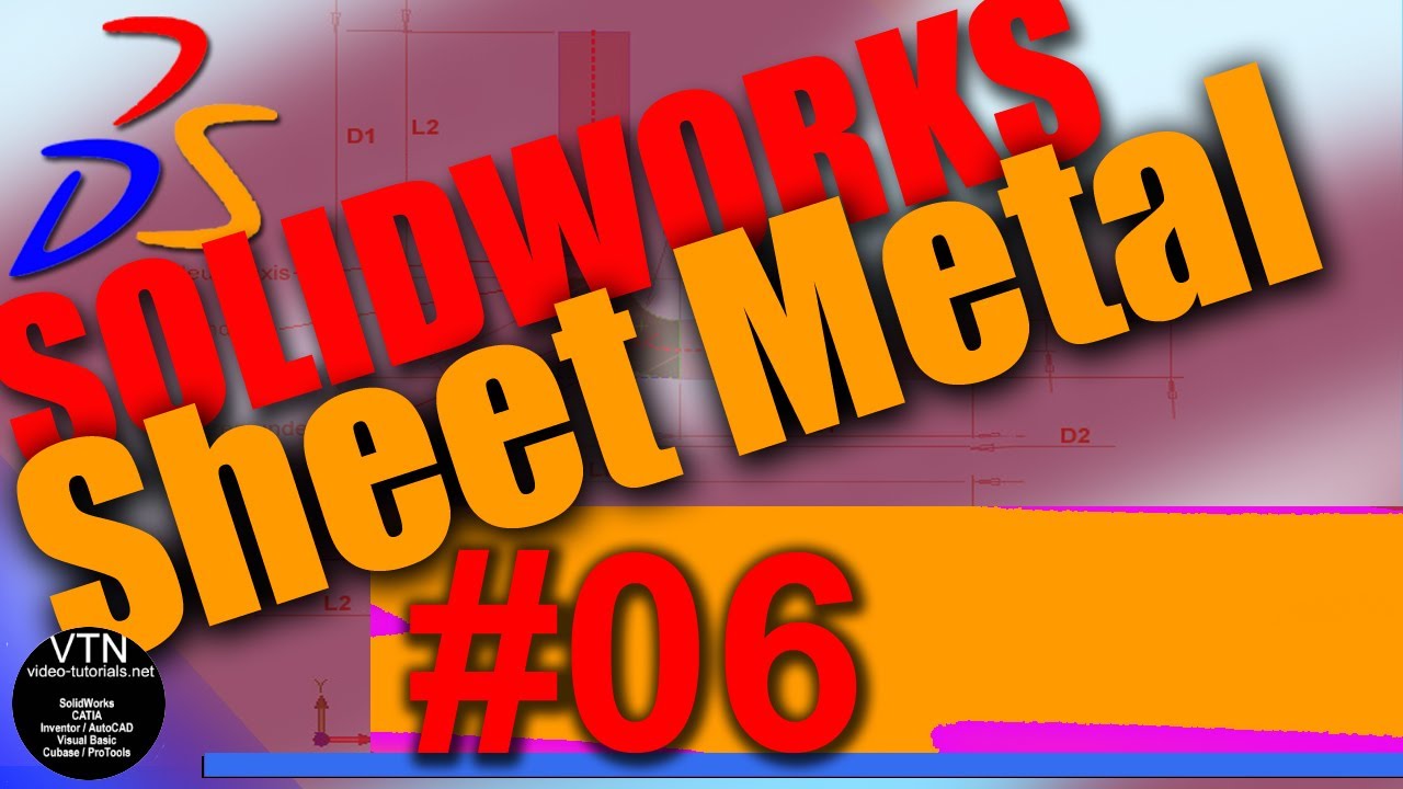 SOLIDWORKS Sheet Metal 06 ( Gauge Table ) Tutorial