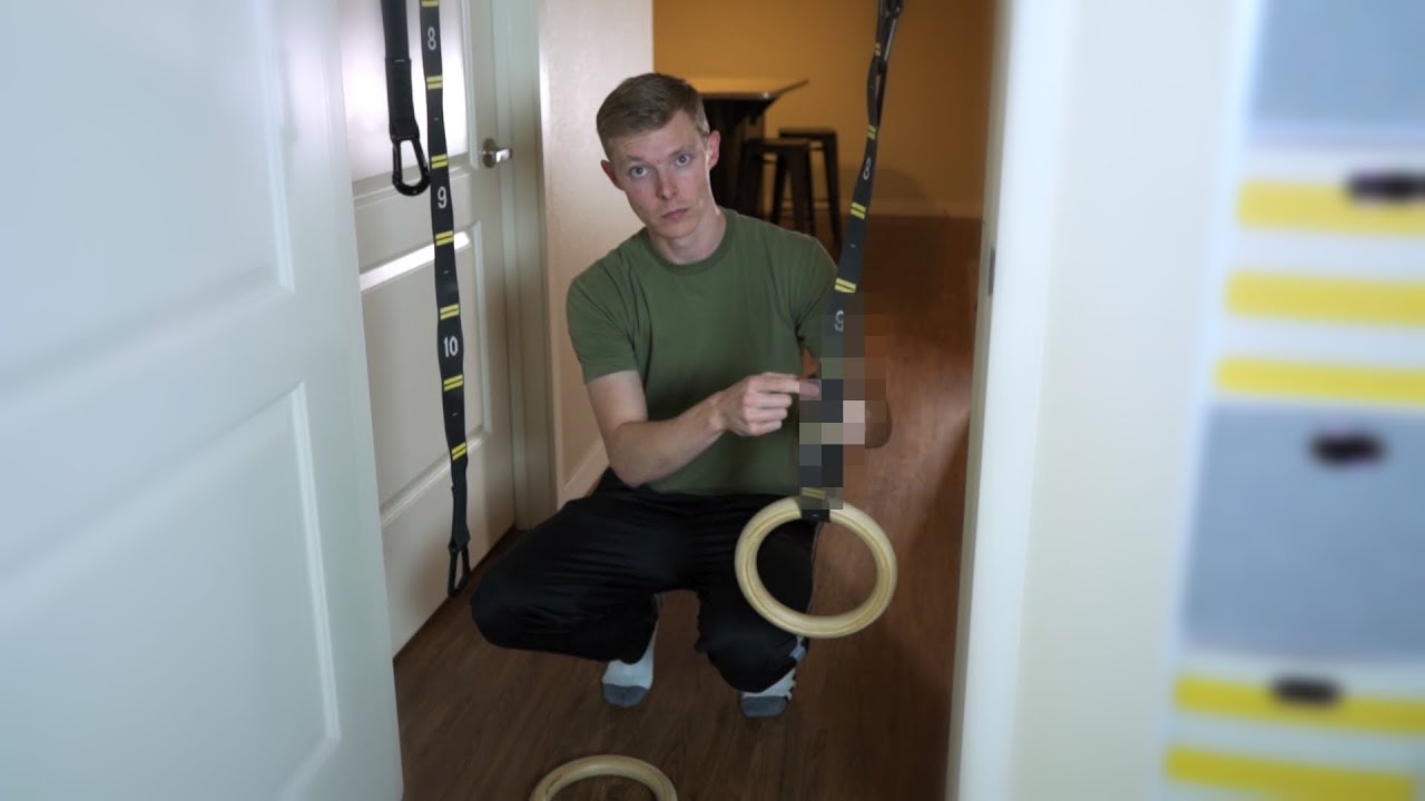 Double Circle Gymnastics Rings Setup | Workout With Gymnastics Rings