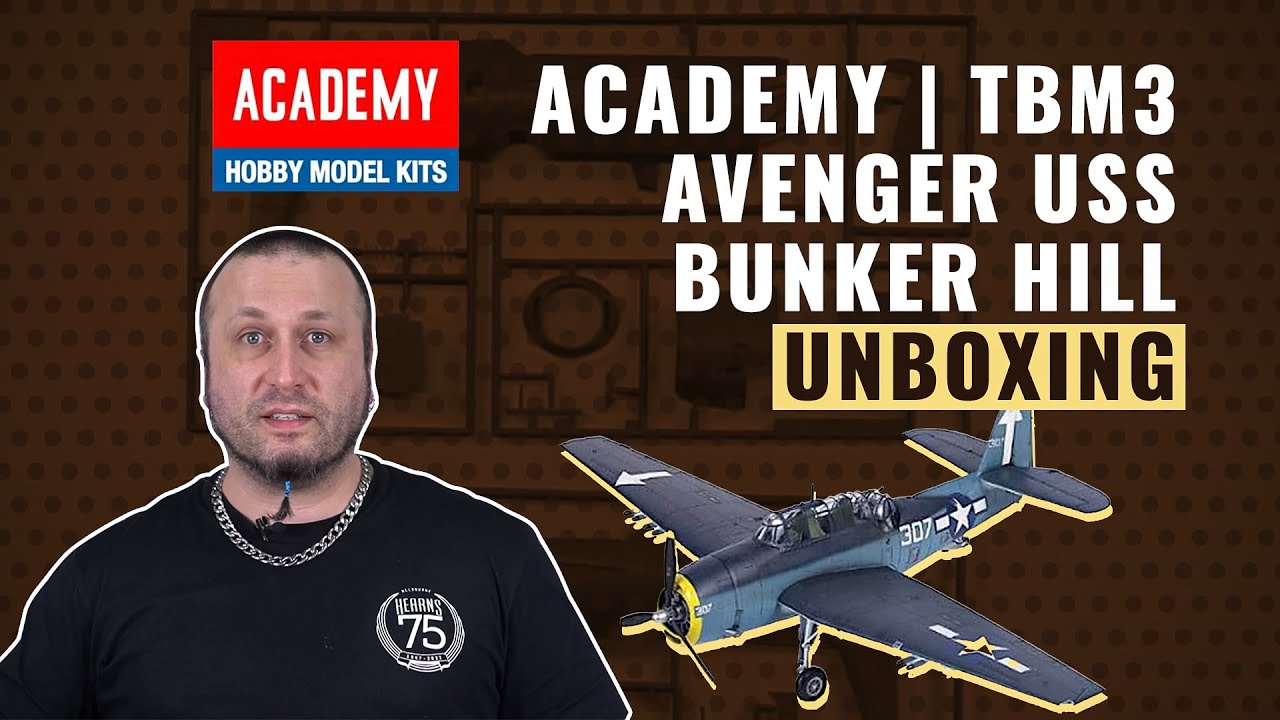 Academy | 1/48 TBM-3 Avenger Torpedo Bomber | #askHearns