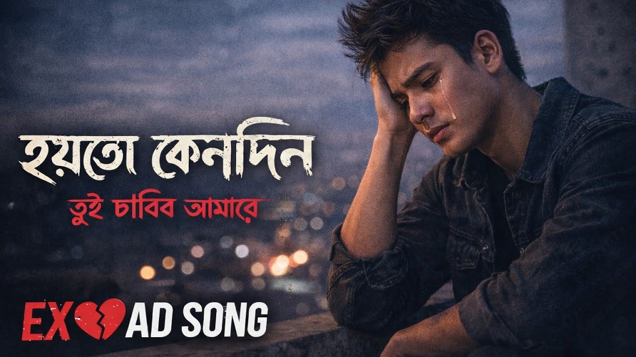 হয়তো কোনদিন তুই চাইবি আমারে || hai to kono din chai bi Amar | 💔😭 bangla song 2026 |