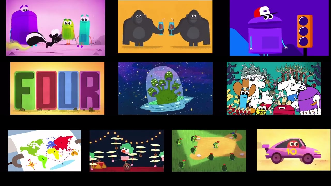 STORYBOTS Number 1-10 Same Time